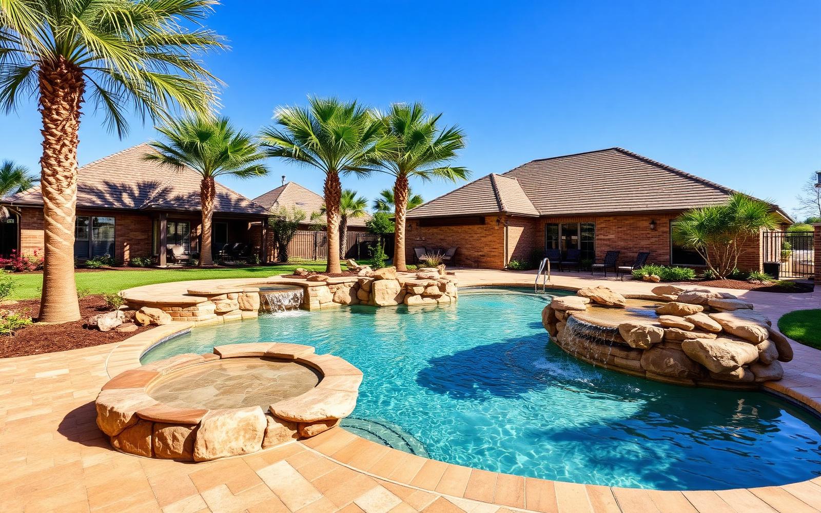 Pool service in Forney, TX — Kaufman County backyard pool