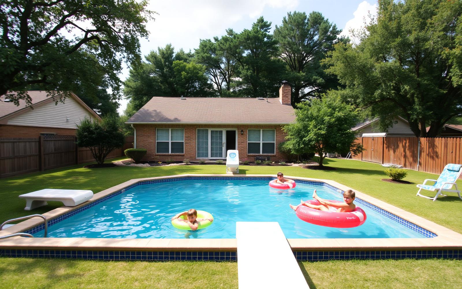 Pool service in Mesquite, TX — Dallas County backyard pool