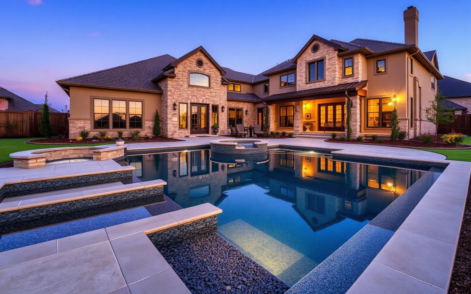 Pool service in Murphy, TX — Collin County backyard pool