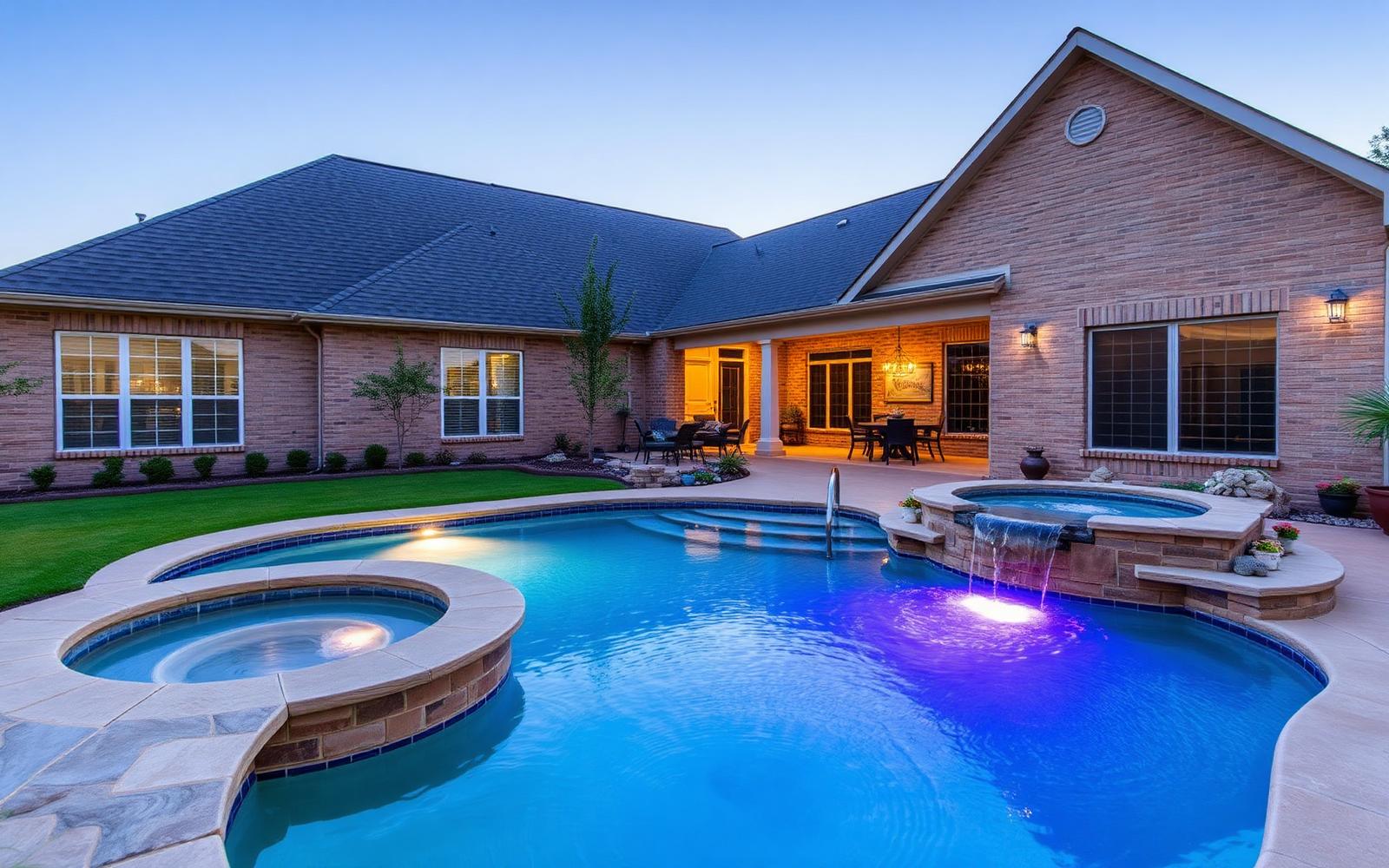 Pool service in Royse City, TX — Rockwall County backyard pool