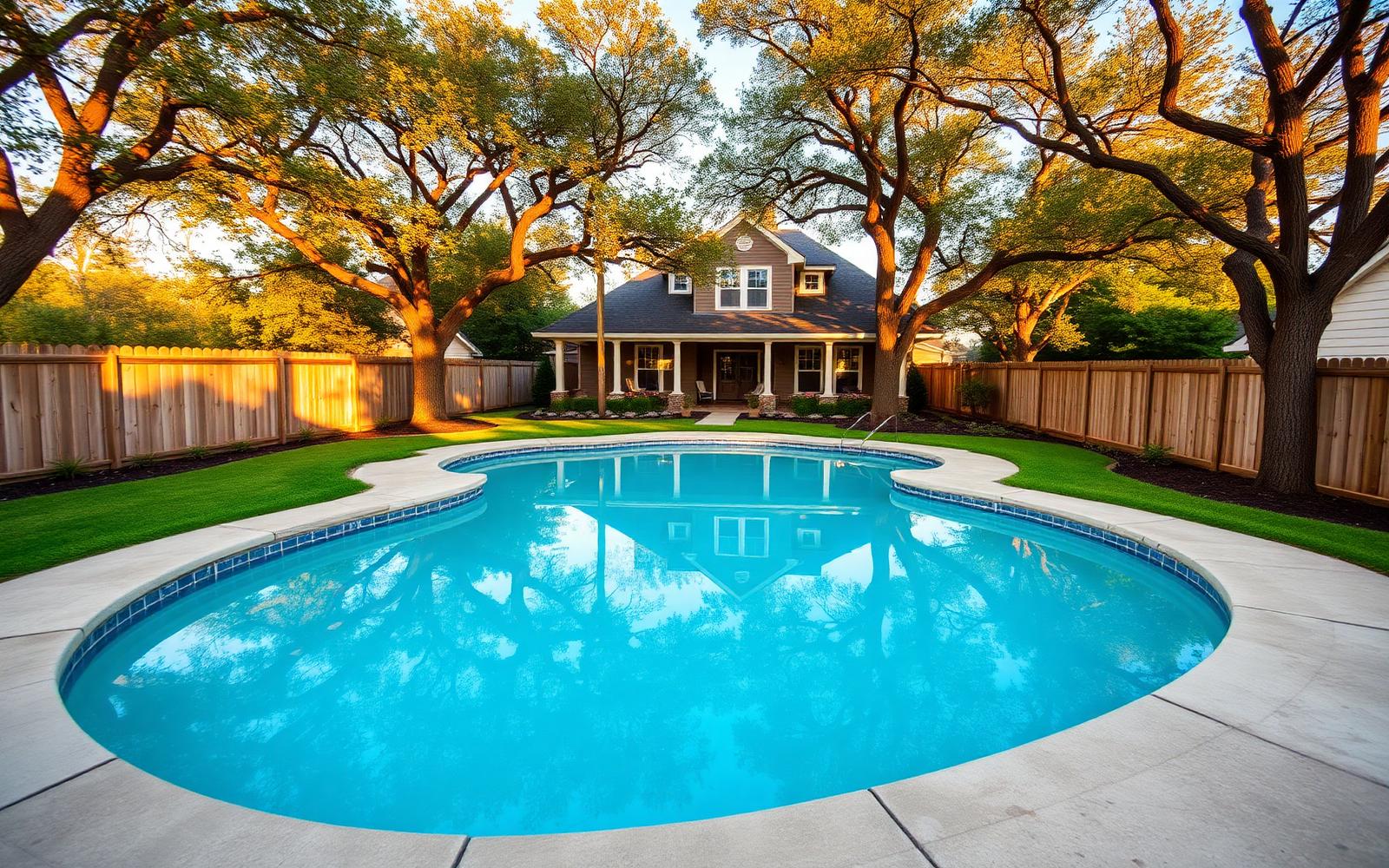 Pool service in Sachse, TX — Dallas County backyard pool