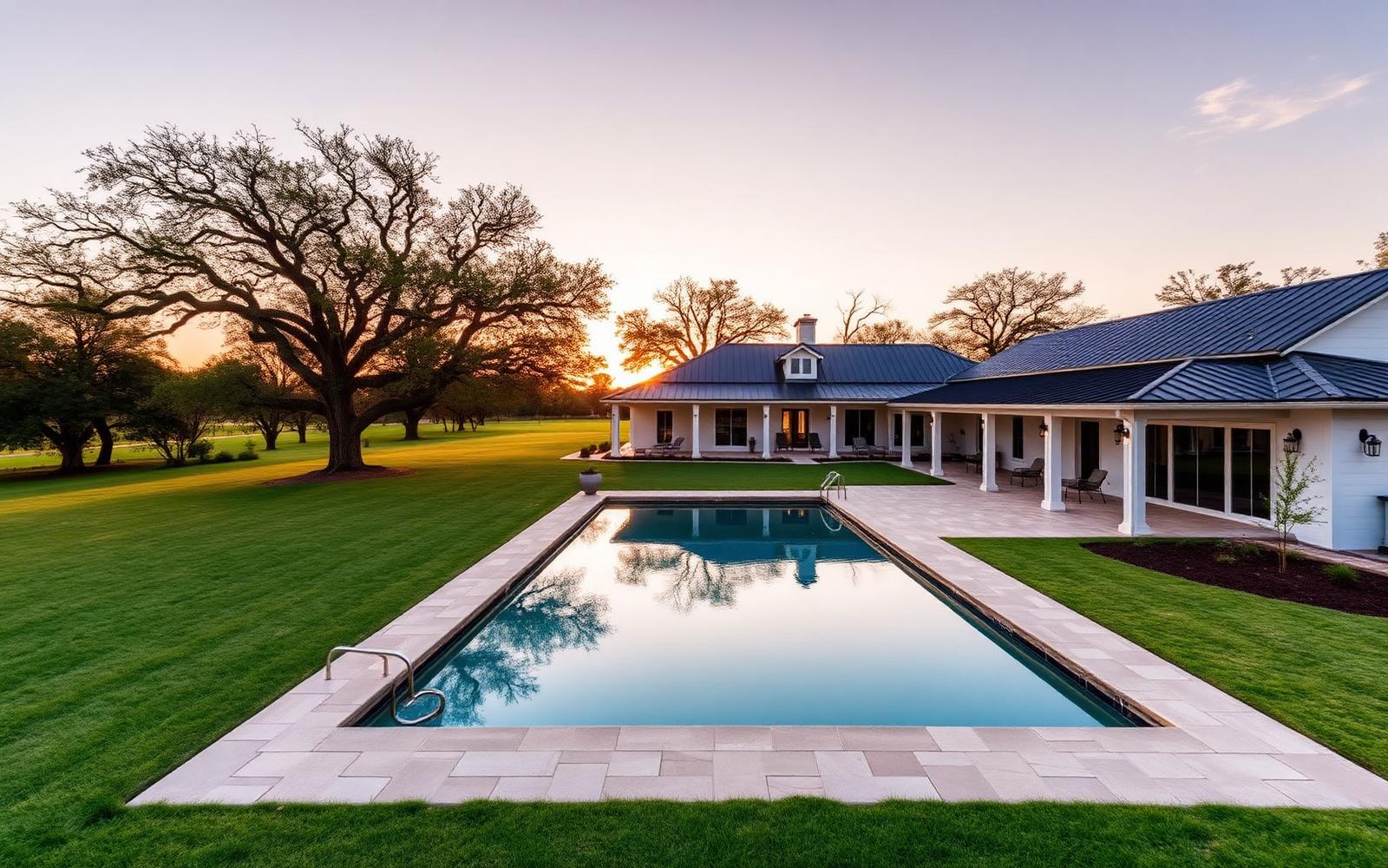 Pool service in St. Paul, TX — Collin County backyard pool